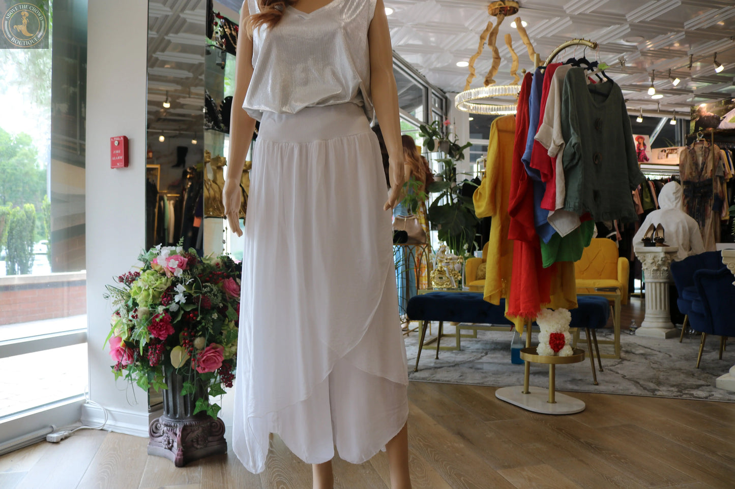 Flowing Asymmetrical Pants - Unique European Style Karma