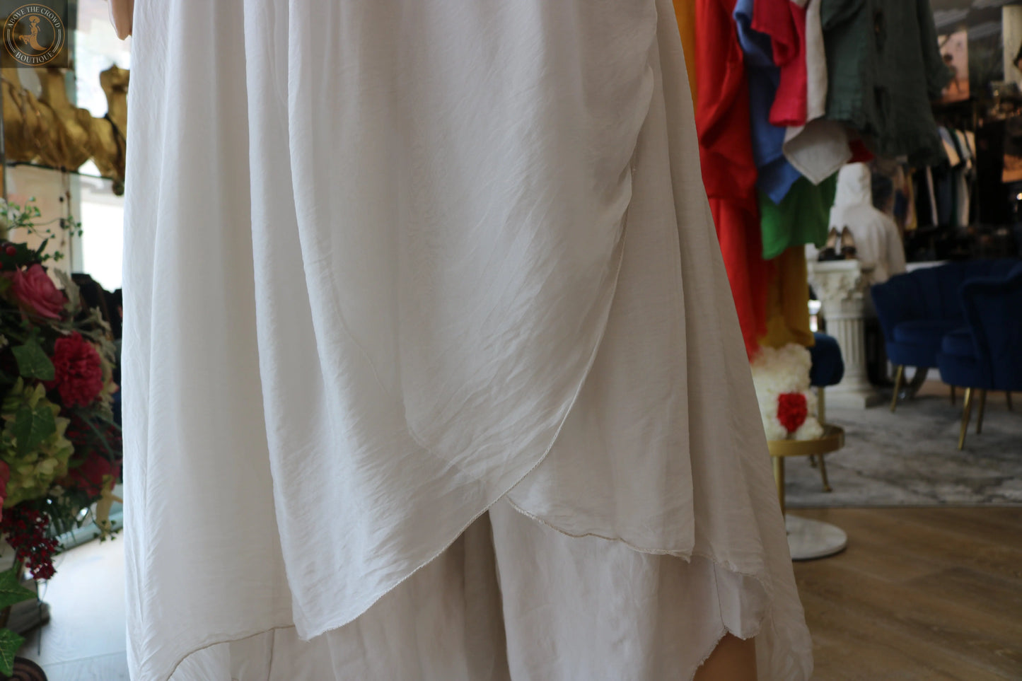 Flowing Asymmetrical Pants - Unique European Style Karma