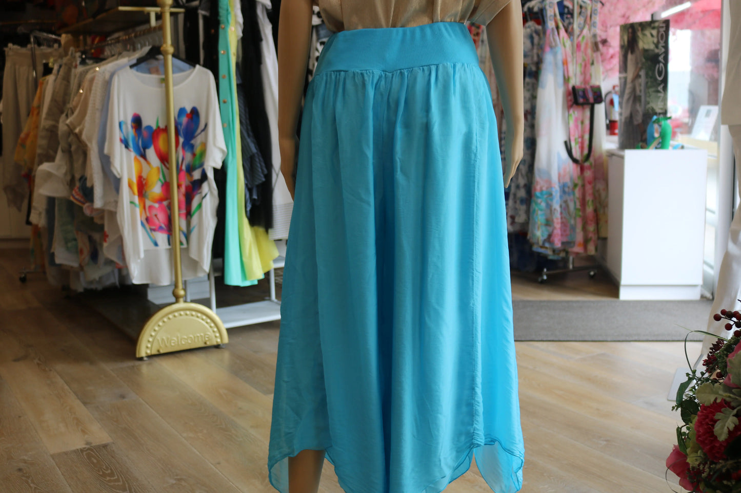 Flowing Asymmetrical Pants - Unique European Style Karma