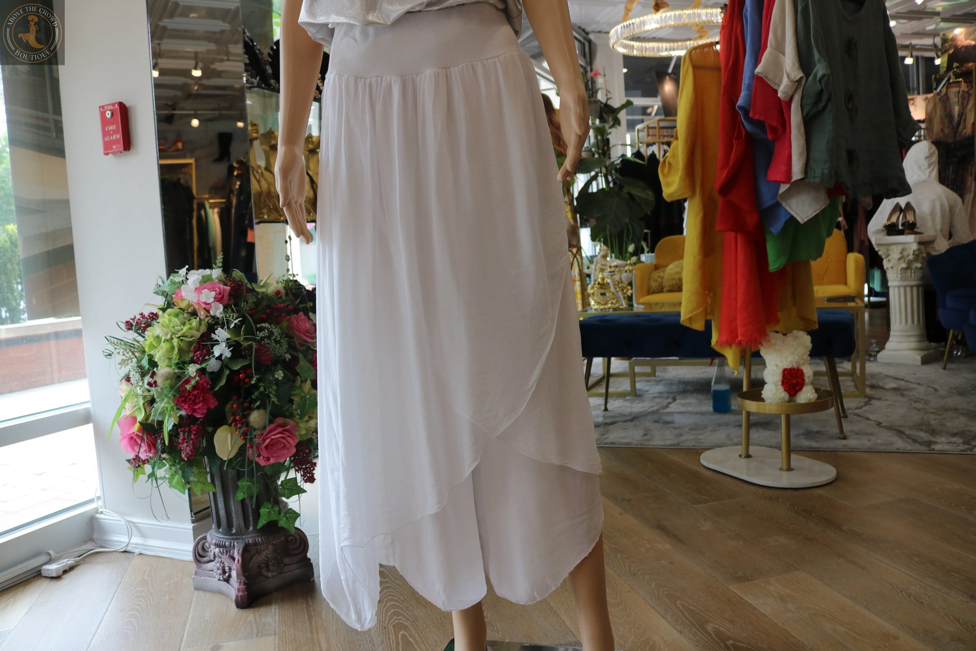 Flowing Asymmetrical Pants - Unique European Style Karma