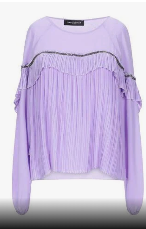 Frankie Morello Lilac Women Blouse Frankie Morello