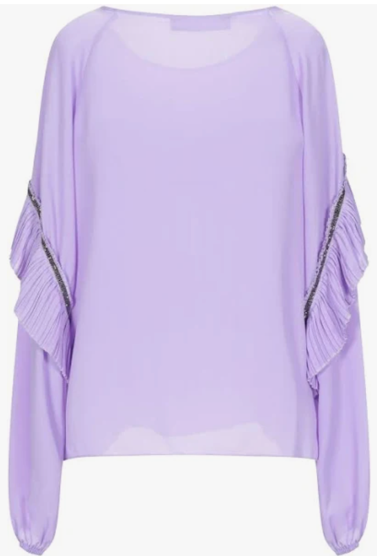 Frankie Morello Lilac Women Blouse Frankie Morello