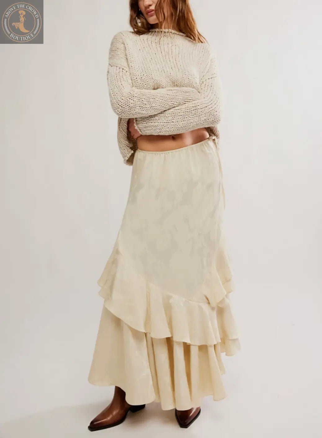 Free People Autumn Promenade Layered Ruffle Maxi Skirt – Define Your Unique Bohemian Chic Style Free People