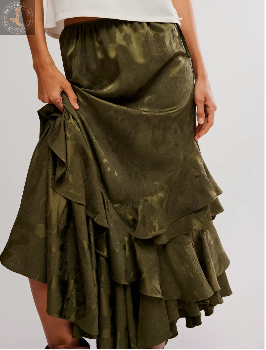 Free People Autumn Promenade Layered Ruffle Maxi Skirt – Define Your Unique Bohemian Chic Style Free People