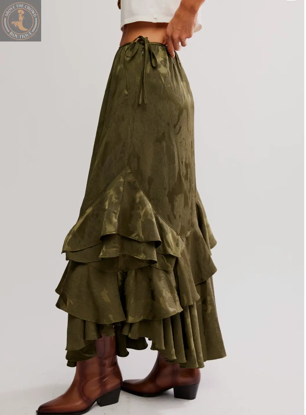 Free People Autumn Promenade Layered Ruffle Maxi Skirt – Define Your Unique Bohemian Chic Style Free People