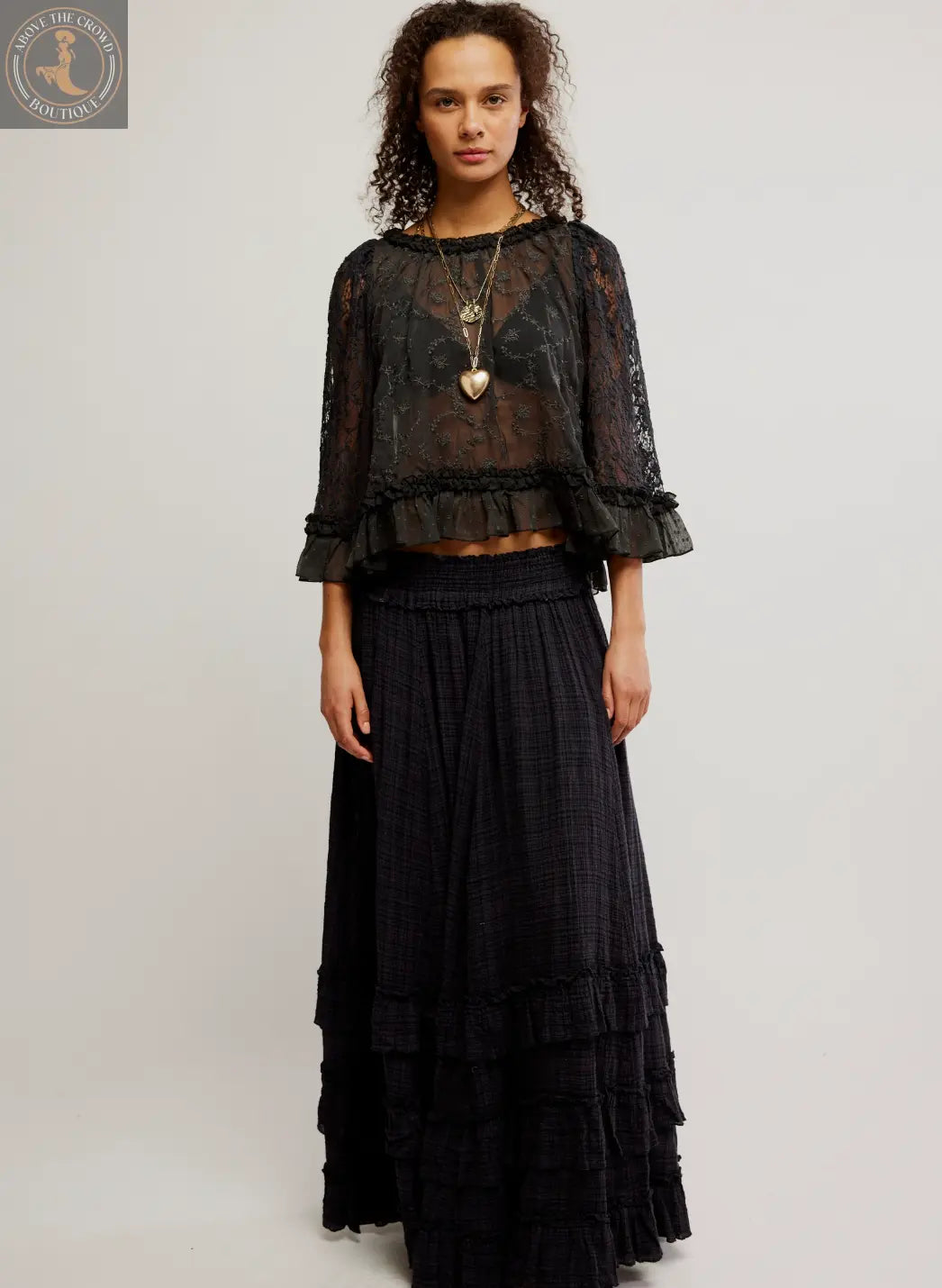 Free People CARLY CAPE TOP – Unique, Breathable, Flattering Fit Free People