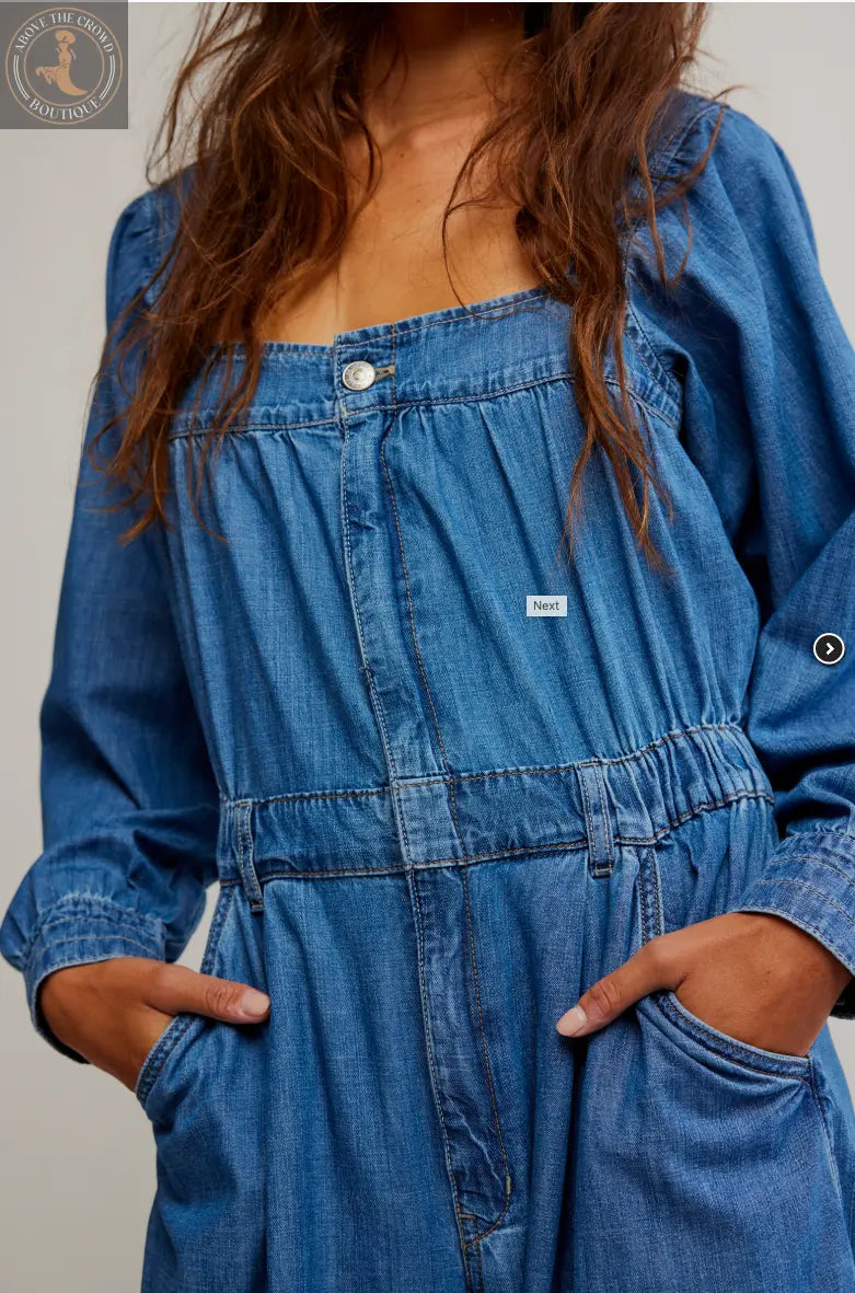 Free People Clara Wide-Leg Denim Jumpsuit: Define Your Style with Effortless Boho Chic Free People