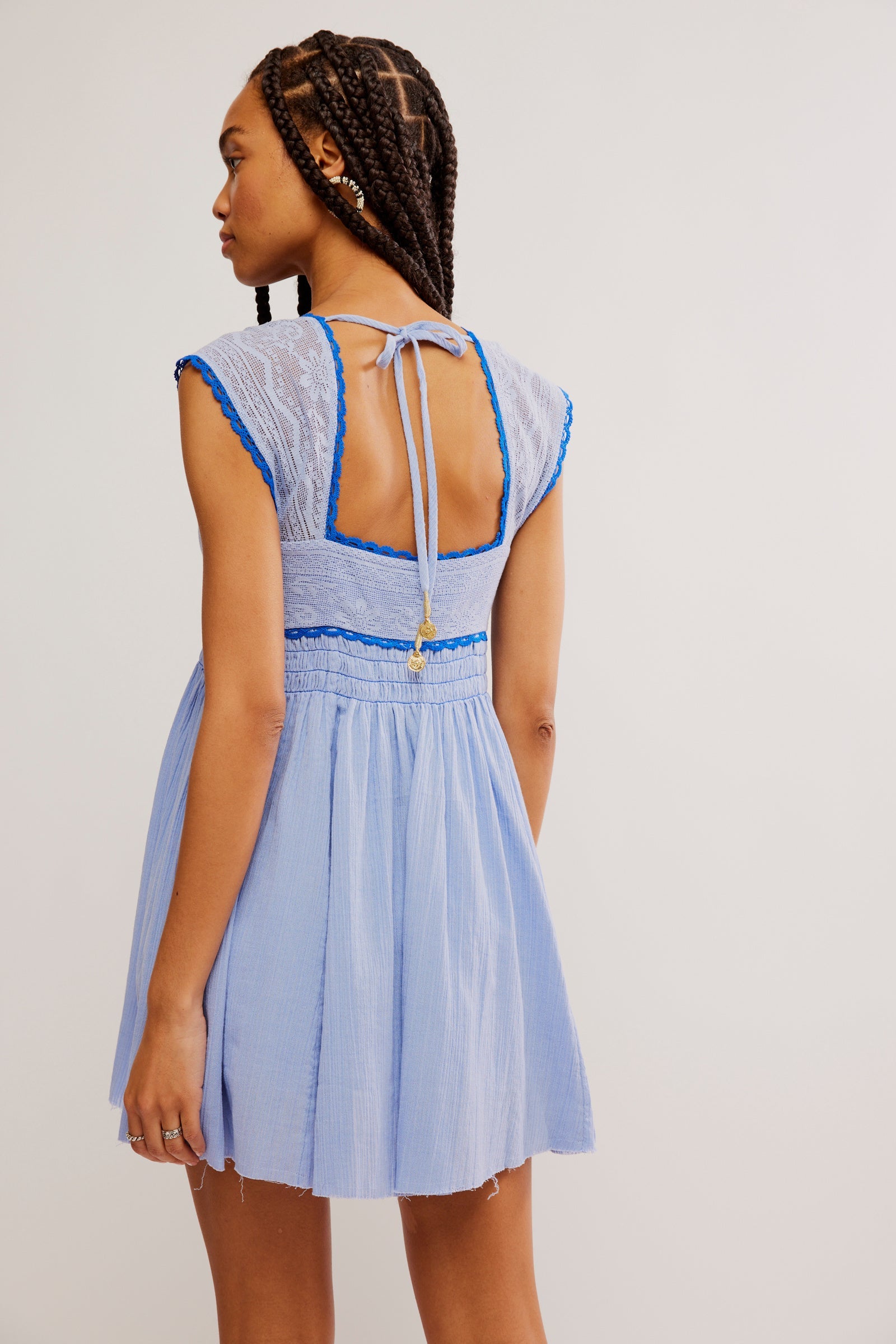 Free People Women's Heartland Mini Dress - Pink - Size Xl - Island Free People Women's Heartland Mini Dress - Pink - Size Xl - Island