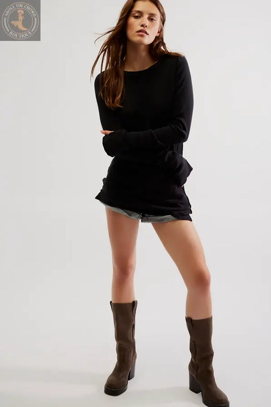 Free People Honey Crew Neck Top OB1803867 Free People