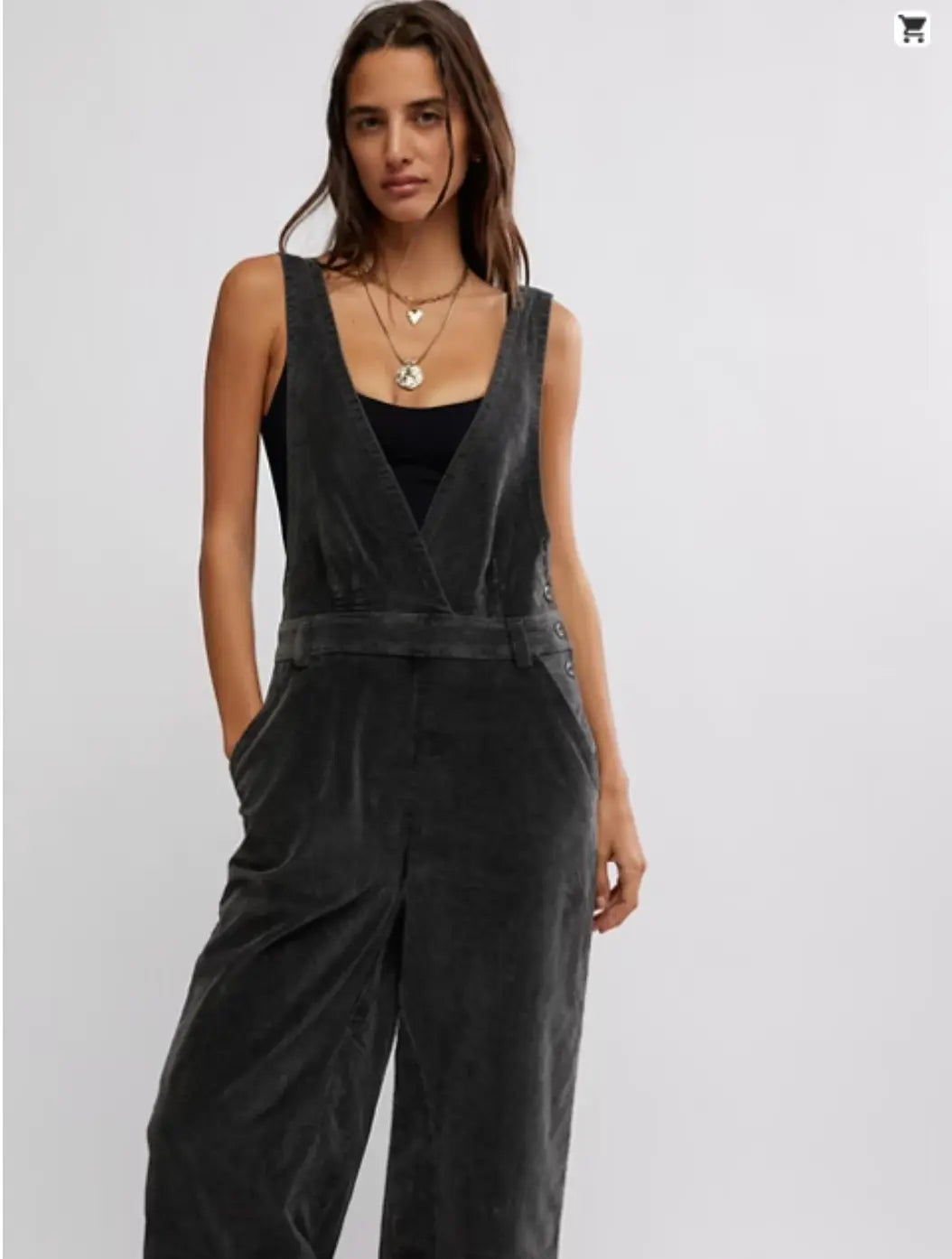Free People Mara Cord Overalls - Effortless Bohemian Style Free People