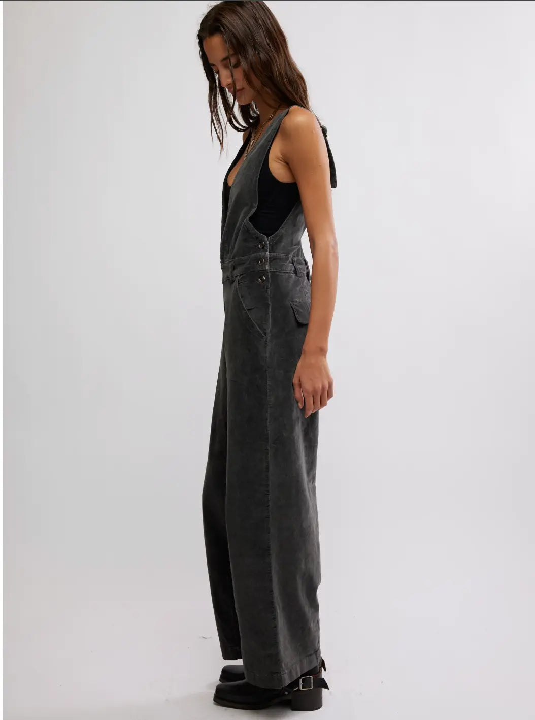 Free People Mara Cord Overalls - Effortless Bohemian Style Free People