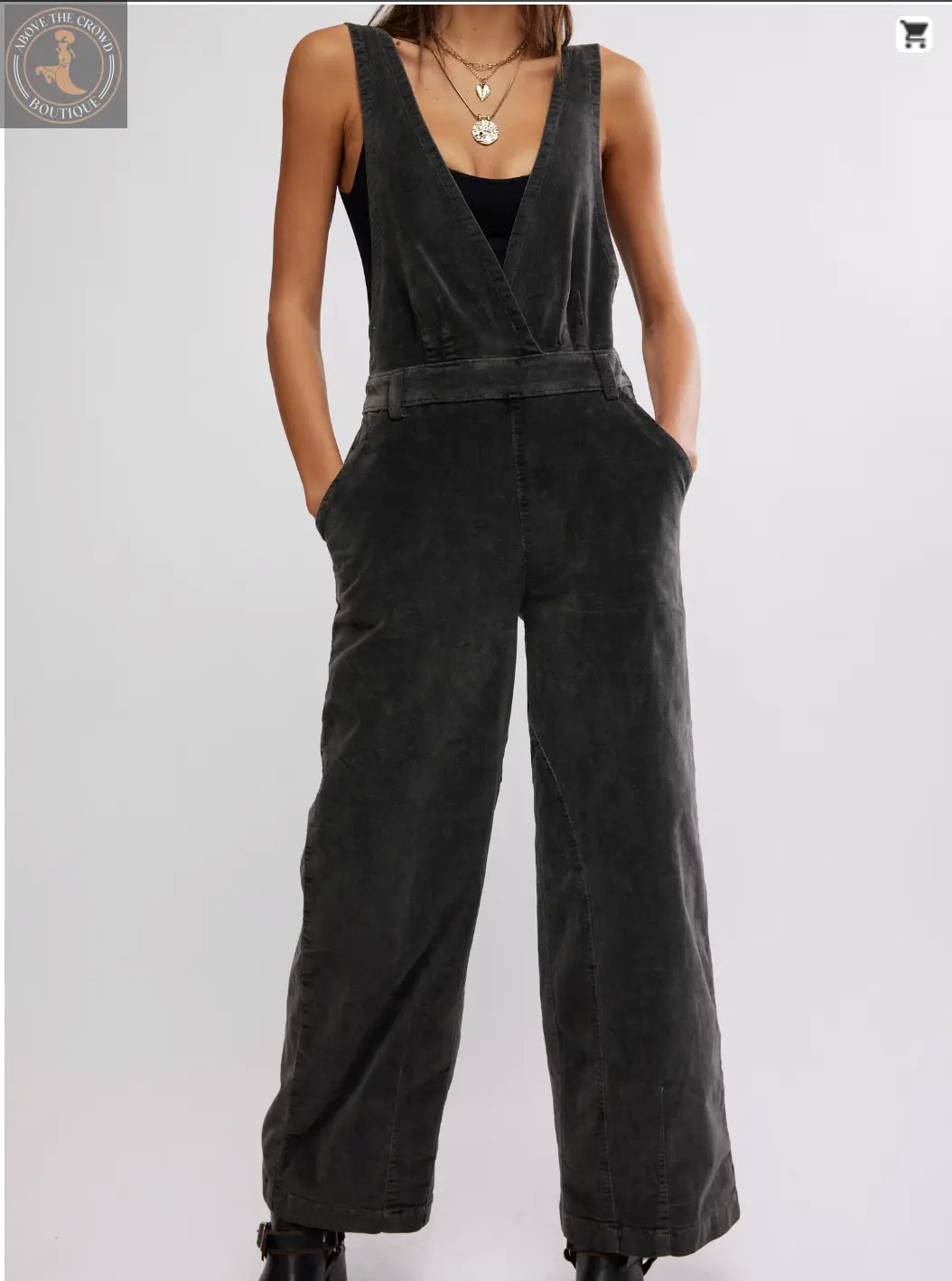 Free People Mara Cord Overalls - Effortless Bohemian Style Free People
