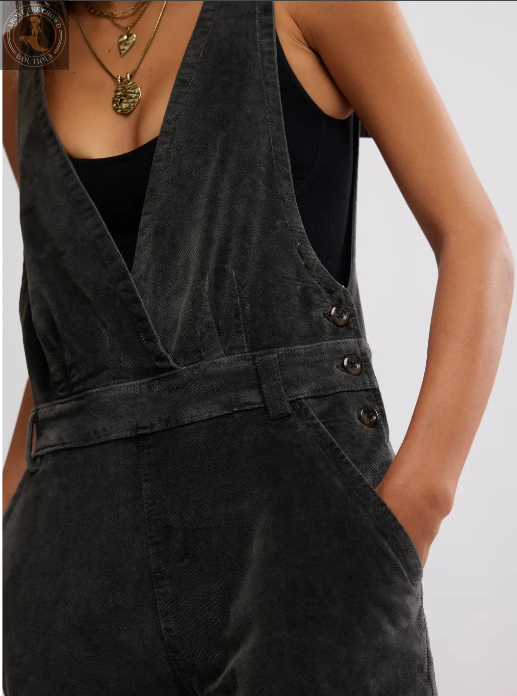 Free People Mara Cord Overalls - Effortless Bohemian Style Free People