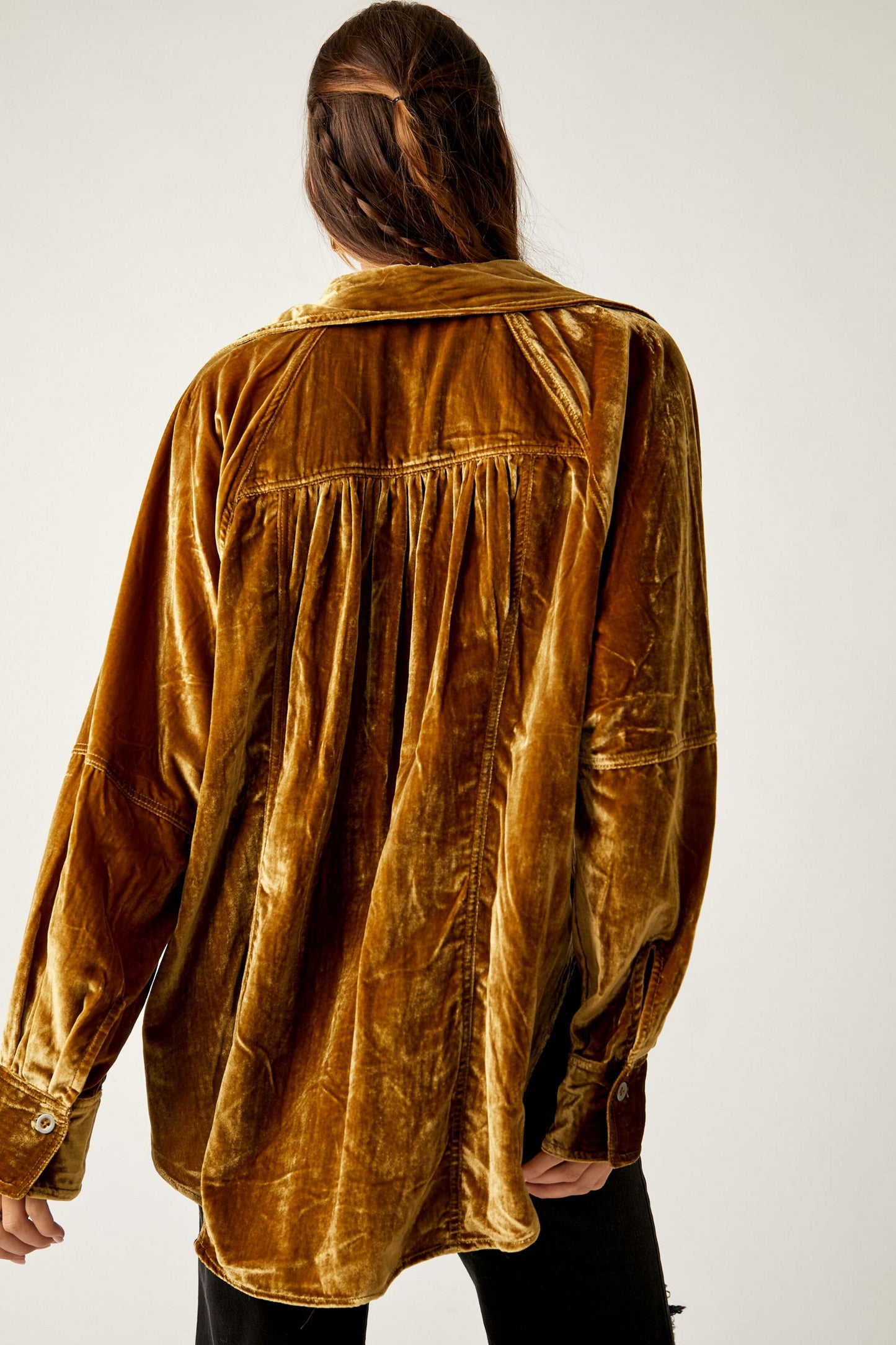 Free People Night Skies Velvet Top Free People