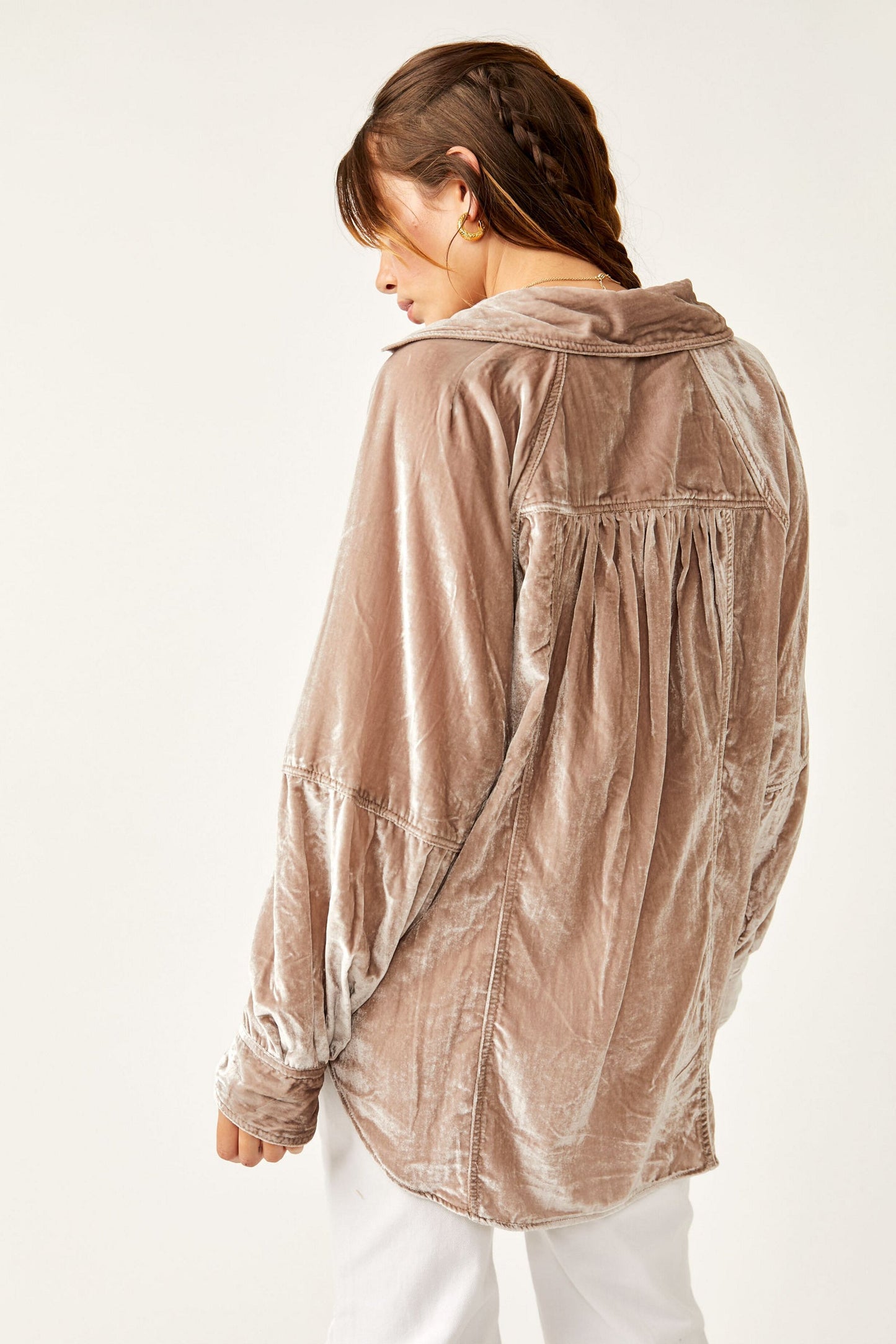 Free People Night Skies Velvet Top Free People