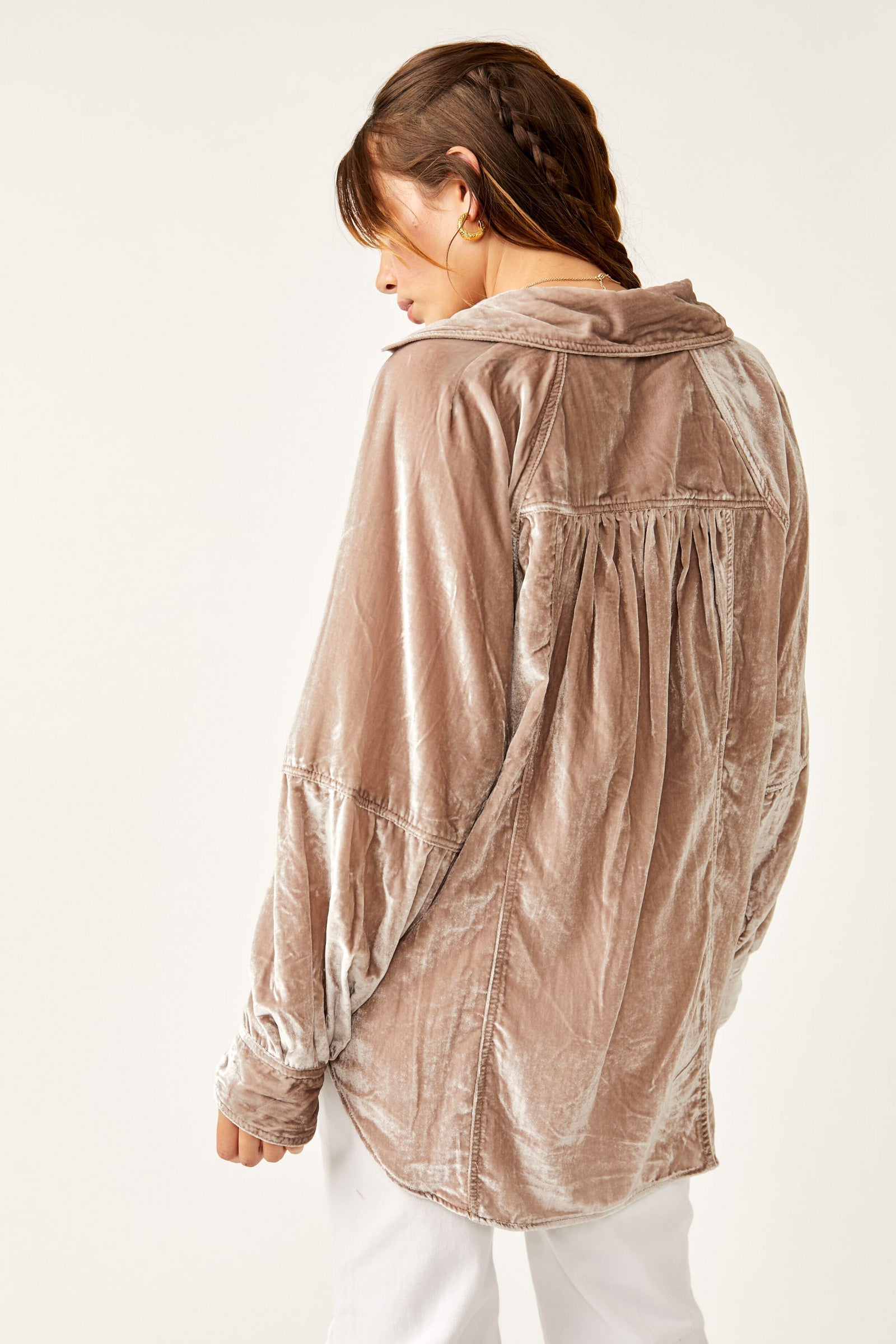 Free People Night Skies Velvet Top Free People