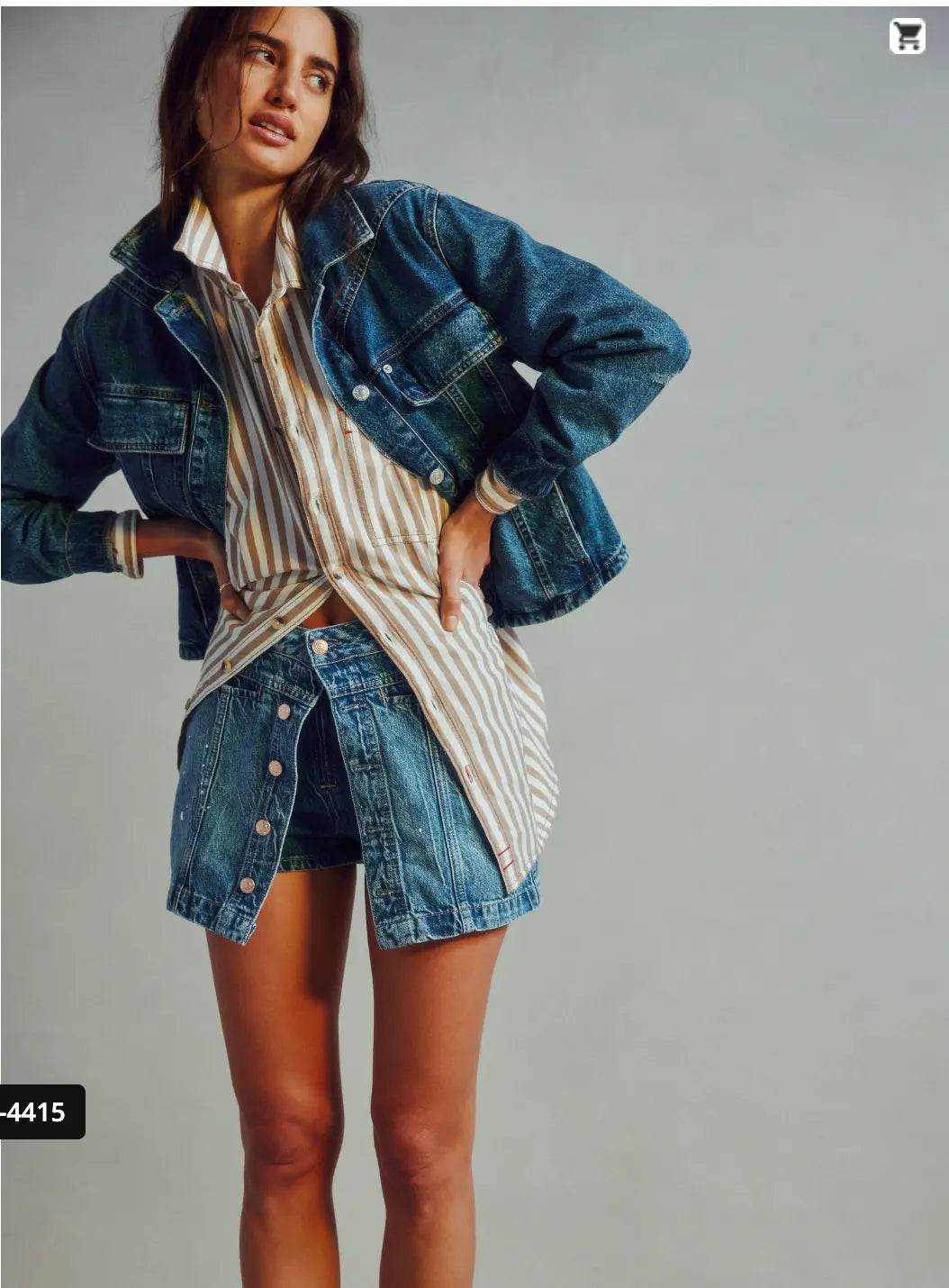 Free People OB1977947 Jade Denim Jacket Free People