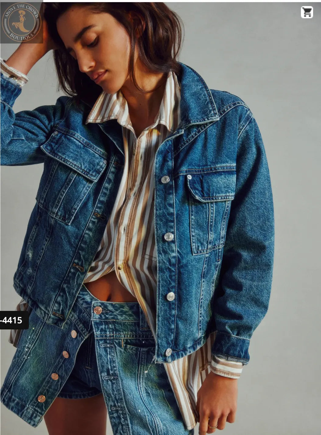 Free People OB1977947 Jade Denim Jacket Free People