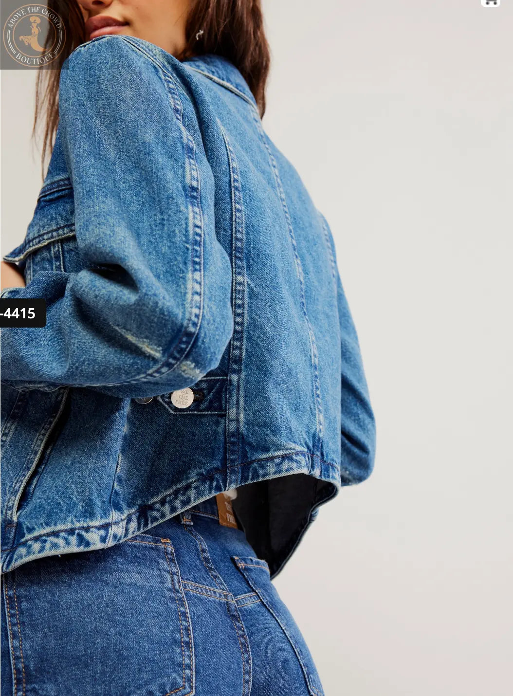 Free People OB1977947 Jade Denim Jacket Free People