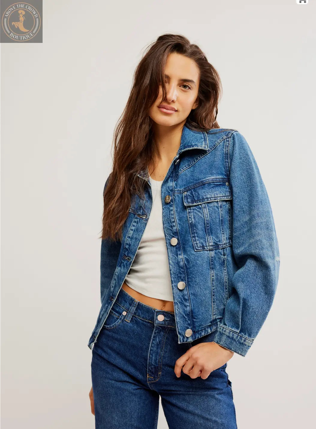 Free People OB1977947 Jade Denim Jacket Free People