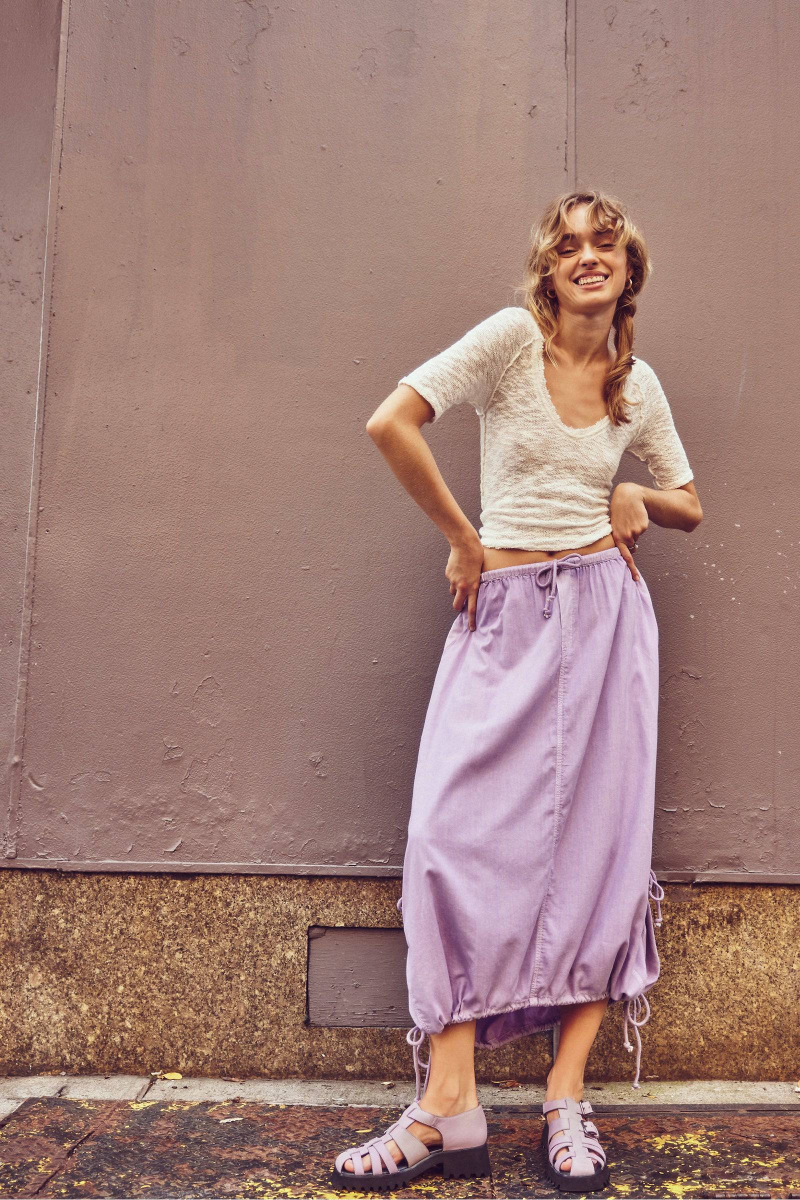 Free People Picture Perfect Parachute Skirt Free People