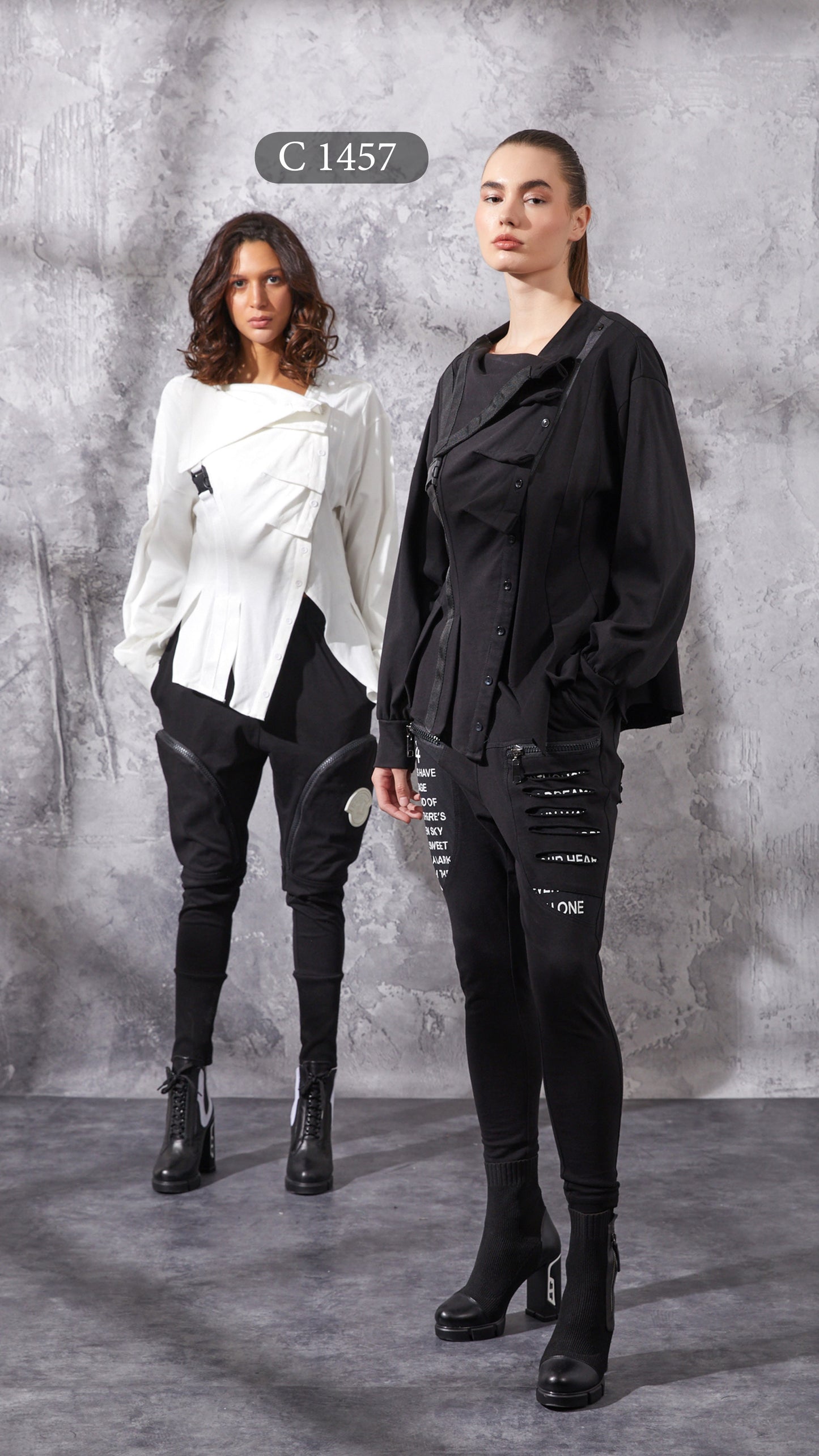 H-4 1457 Women Woven Shirt H-4