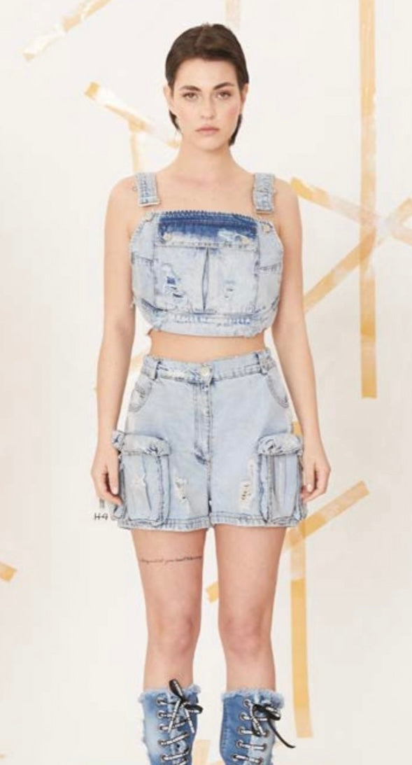 H-4 Denim Top 2119 H-4