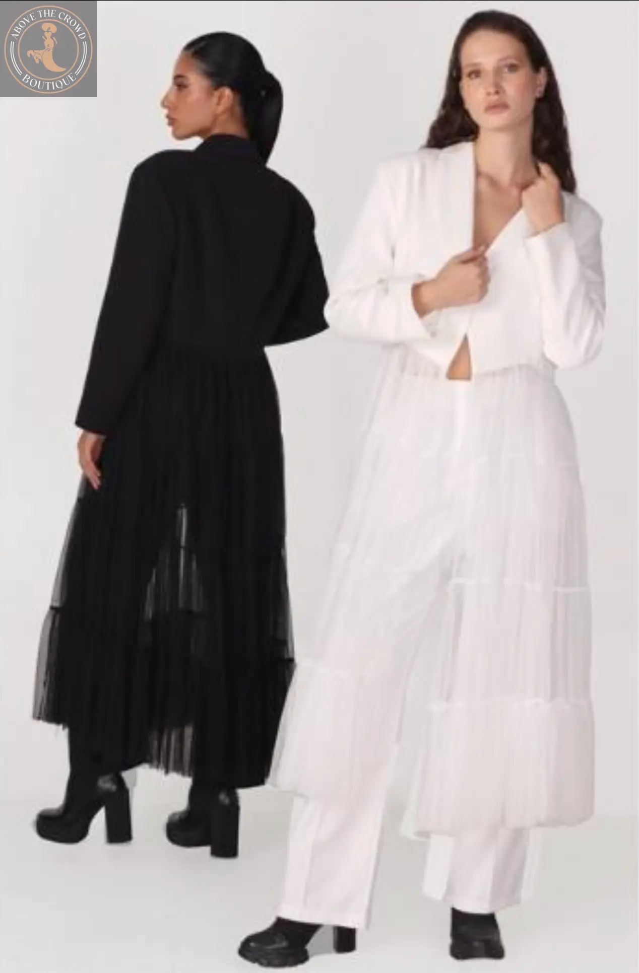 H-4 Jacket 4633 — Tiered Tulle Tailored Jacket H-4