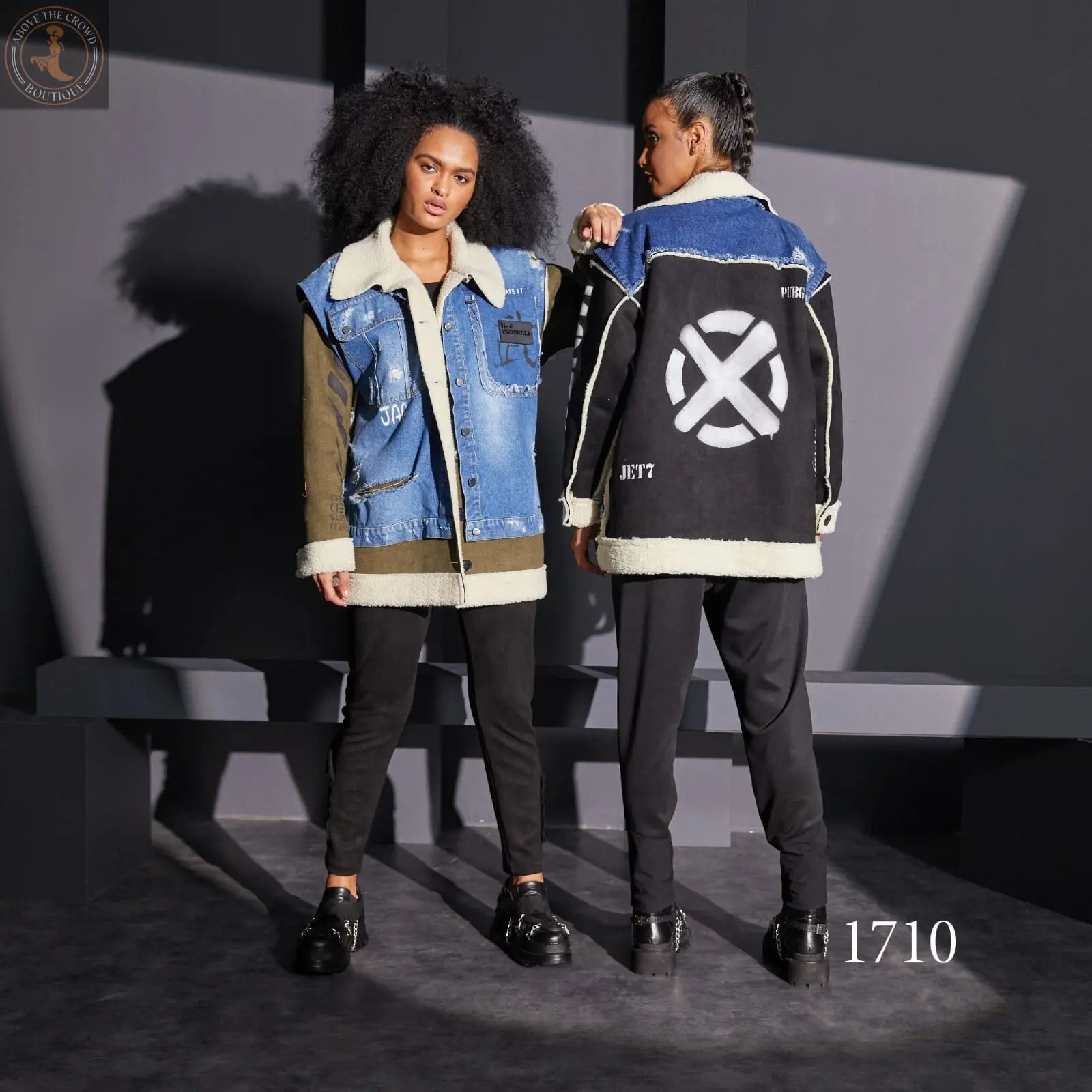 H-4 Jean Jacket 1710  -  Above the Crowd Boutique