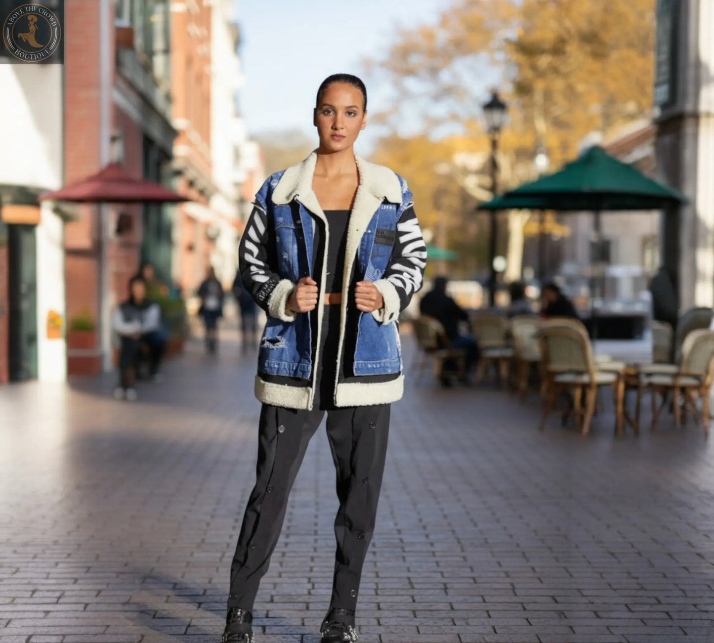 H-4 Jean Jacket 1710  -  Above the Crowd Boutique