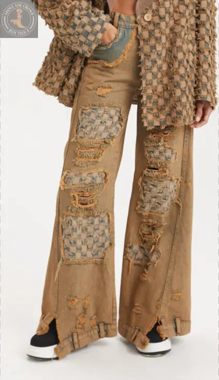 H-4 Women Wide Jeans 3074 H-4