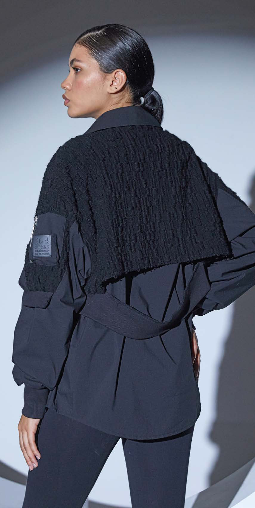 H-4 Women Woven Long Sleeve Shirt 2227 H-4