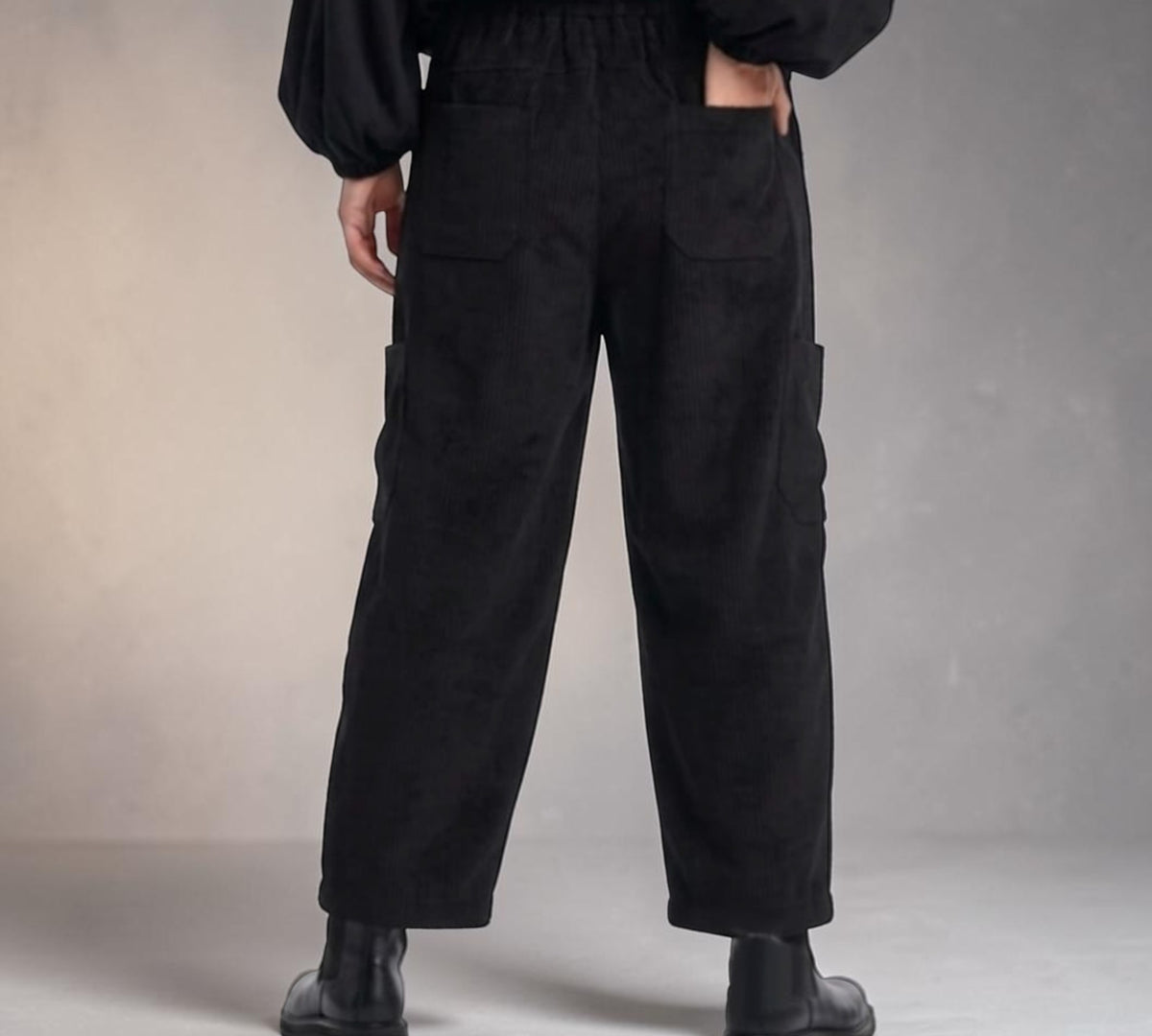 Utility Cargo Pants with Rivet And Strap Detail - Above the Crowd Boutique