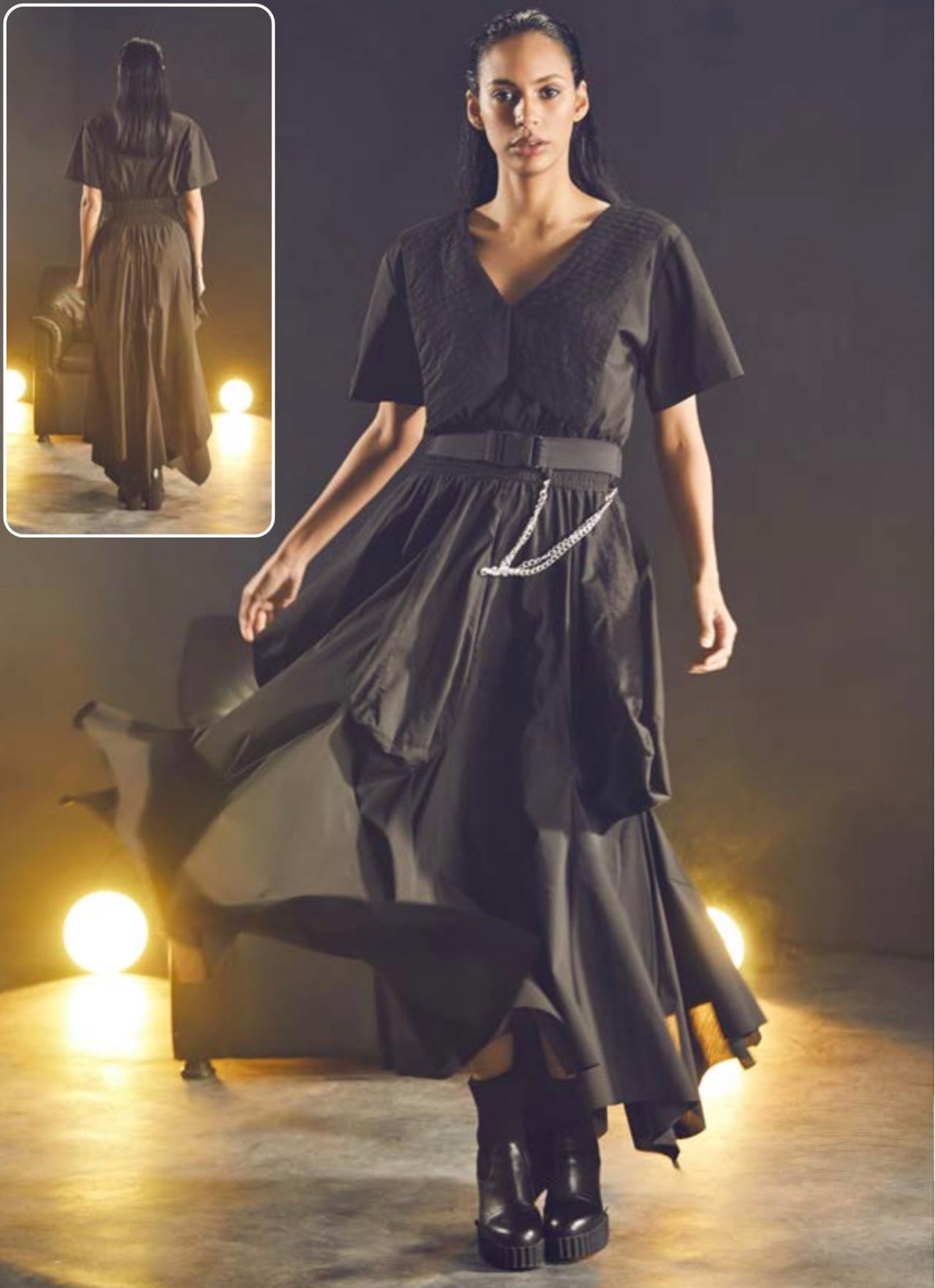 H-4Women’s Black Dress 1816 H-4