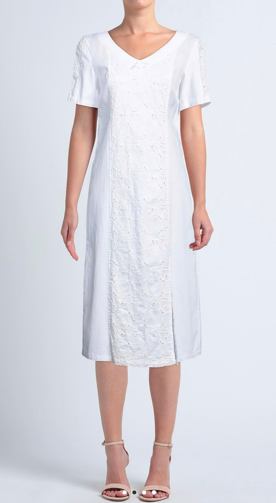 Elisa Cavaletti White Lace Dress ELP202024406 - Above The Crowd Boutique