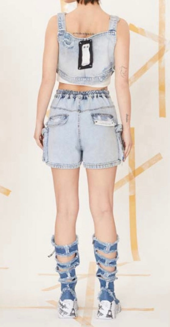 H-4 Denim shortsit