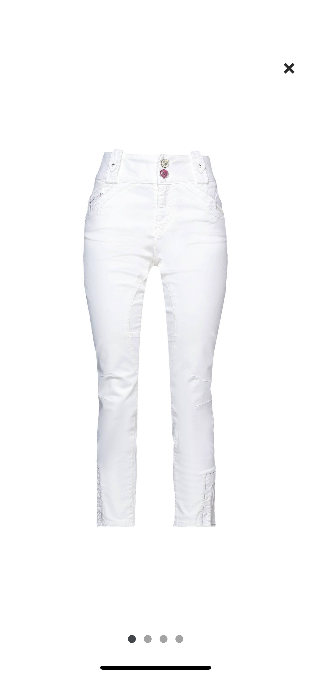 Elisa Cavaletti White Pants EJP206019902