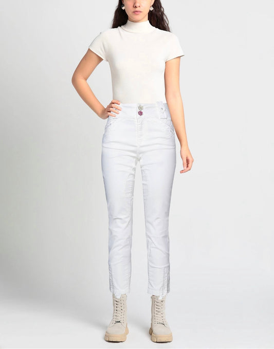 Elisa Cavaletti White Pants EJP206019902