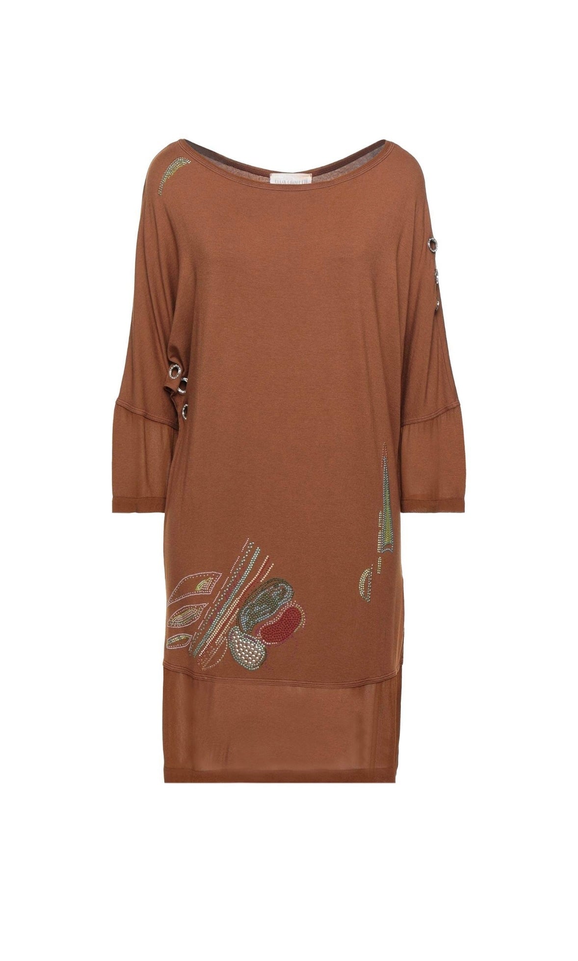 Elisa Cavaletti Brown Summer Dress