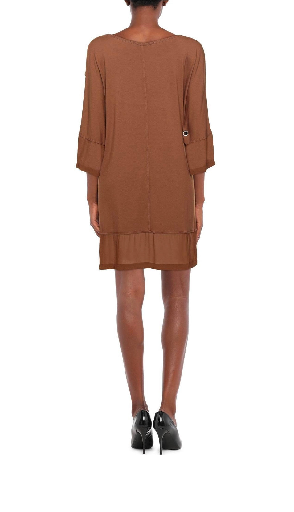 Elisa Cavaletti Brown Summer Dress