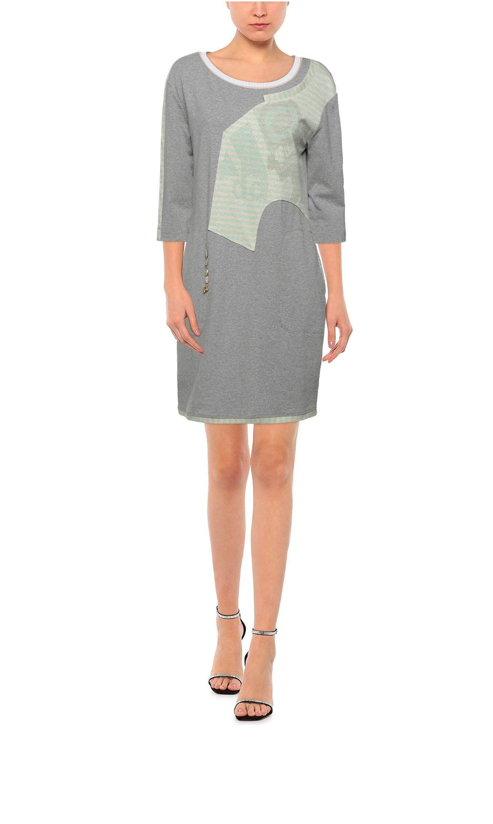 Elisa Cavaletti Gray Dress ELP192055901