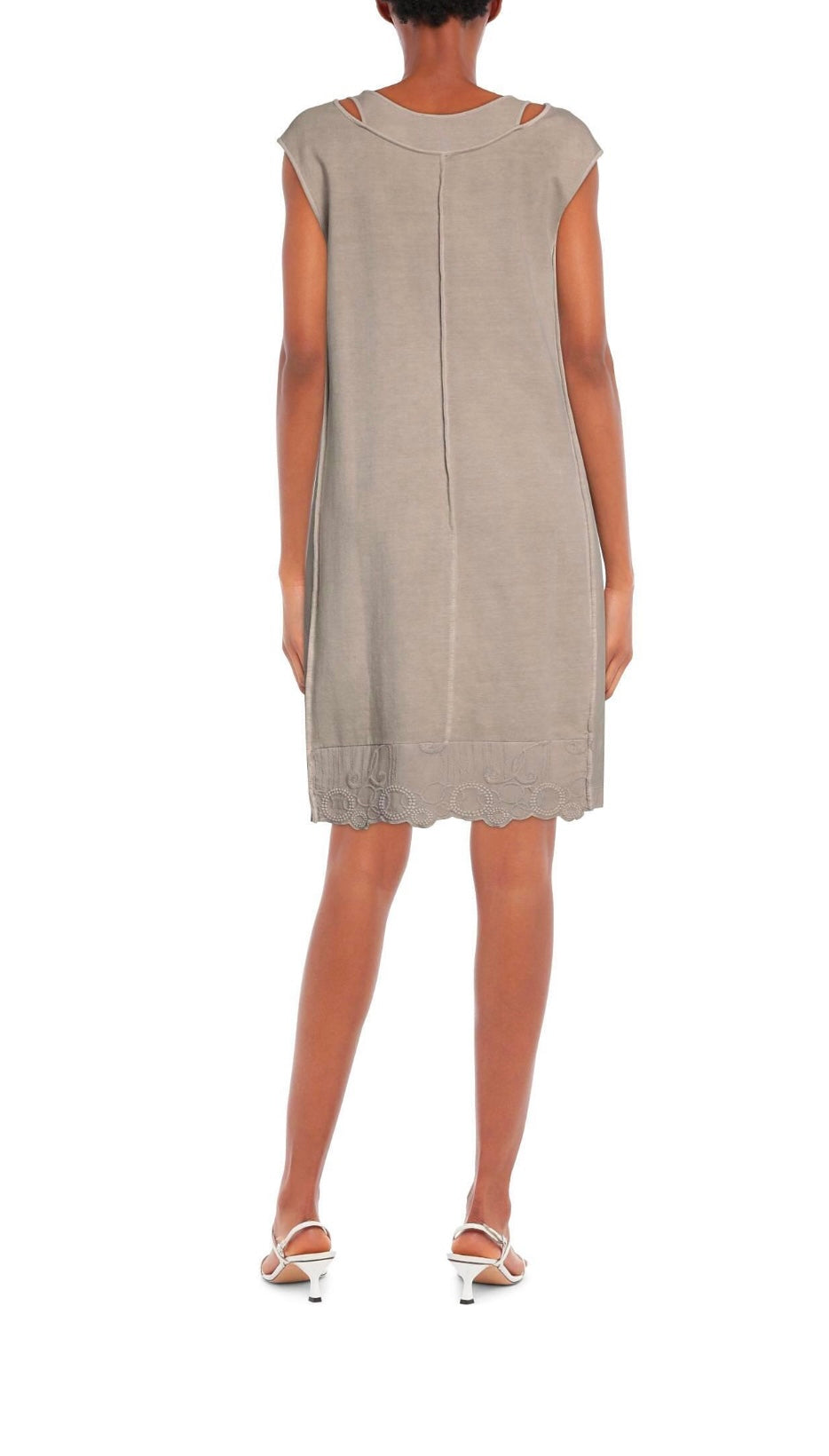 Elisa Cavaletti Dove Gray Sun Dress ELP192055901