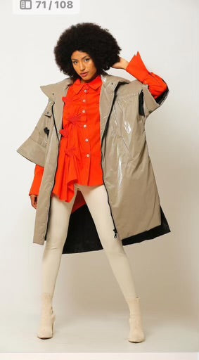 Bize Long Jacket With Strings BZE1124