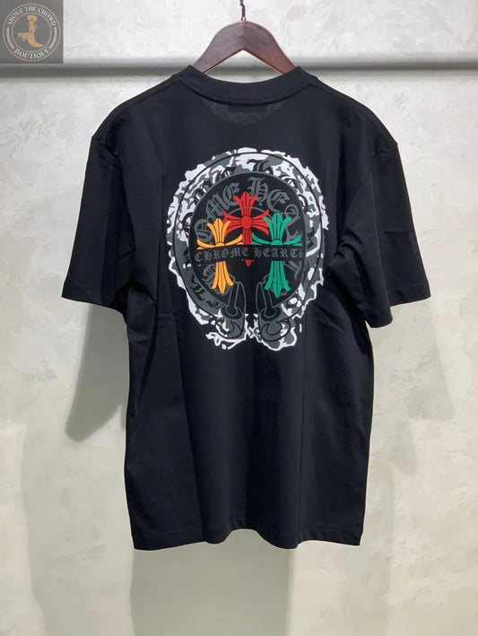 Just Casta Men T-Shirt with Crosses Just Casta