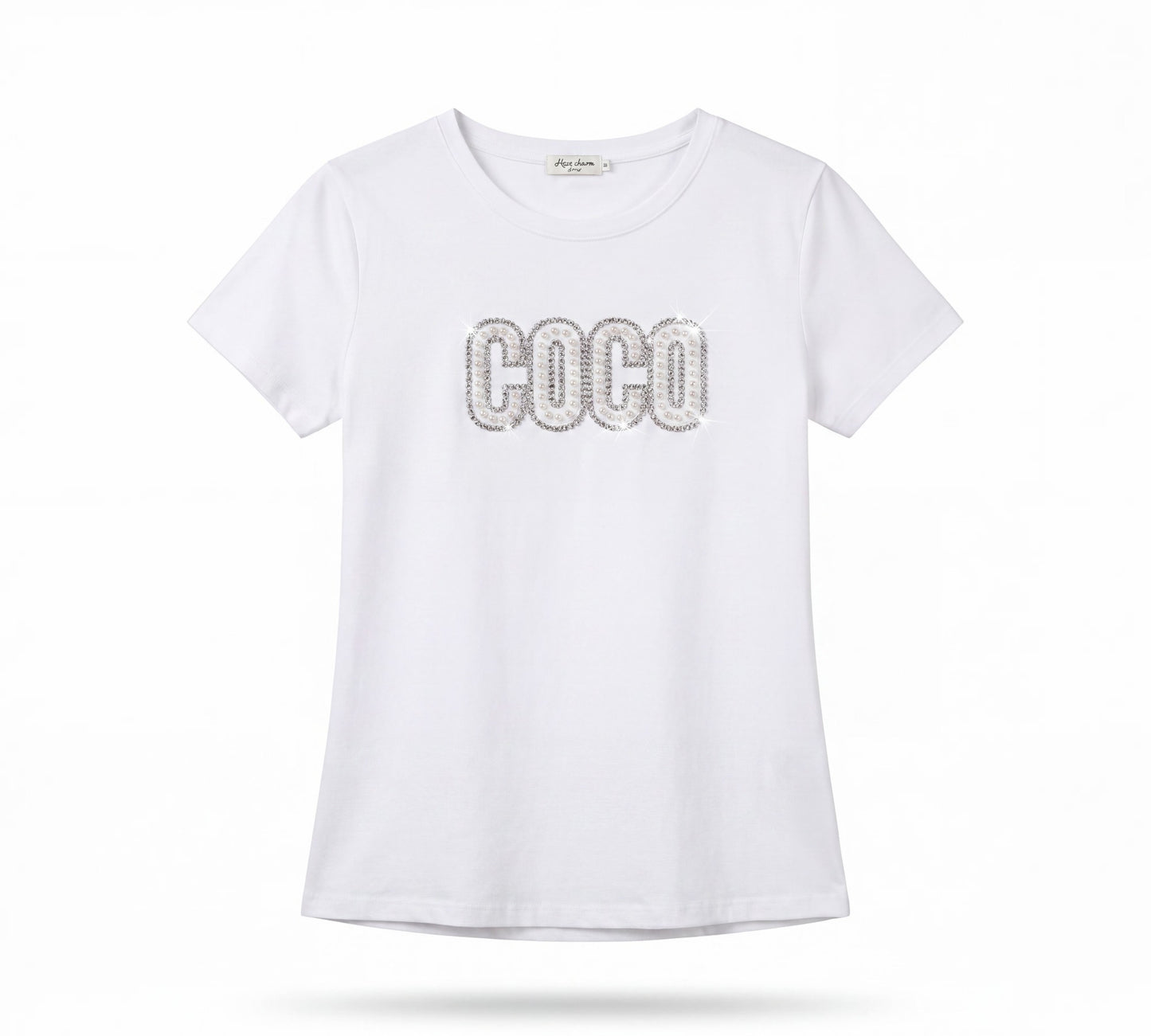 “COCO” Rhinestone Graphic T-Shirt - Above the Crowd Boutique