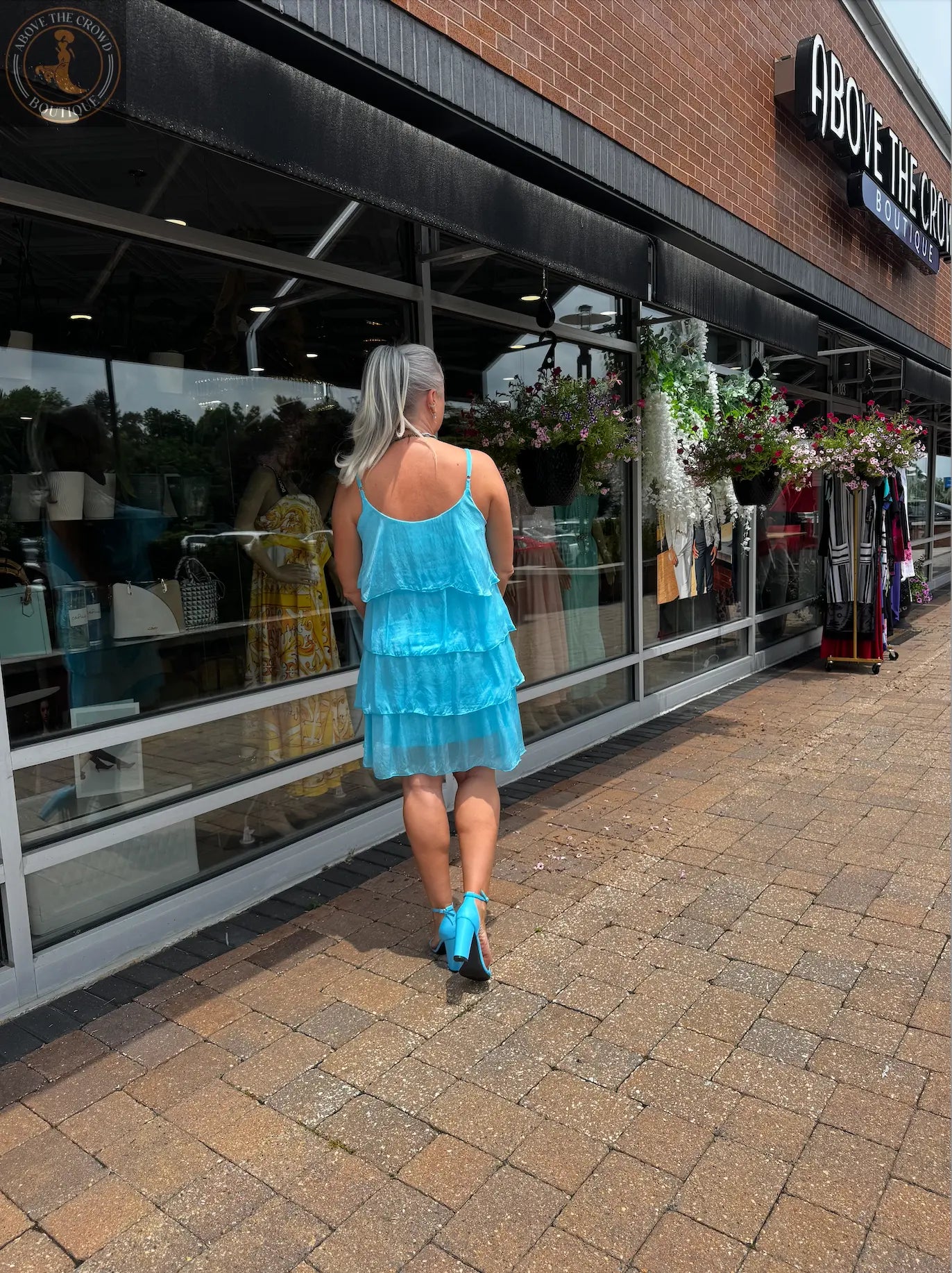 Layered Silk Summer Dress - Above The Crowd Boutique Karma