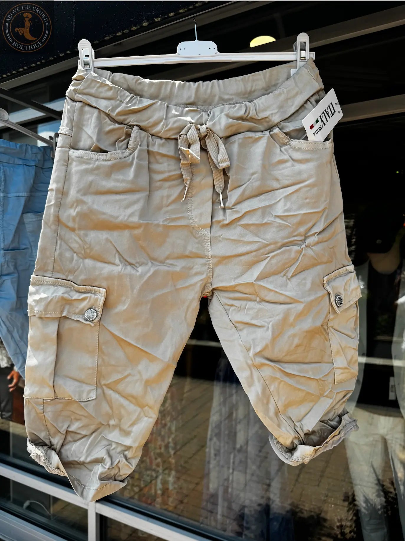 Lightweight Cargo Shorts - Effortless Style & Comfort | Above The Crowd Boutique Karma