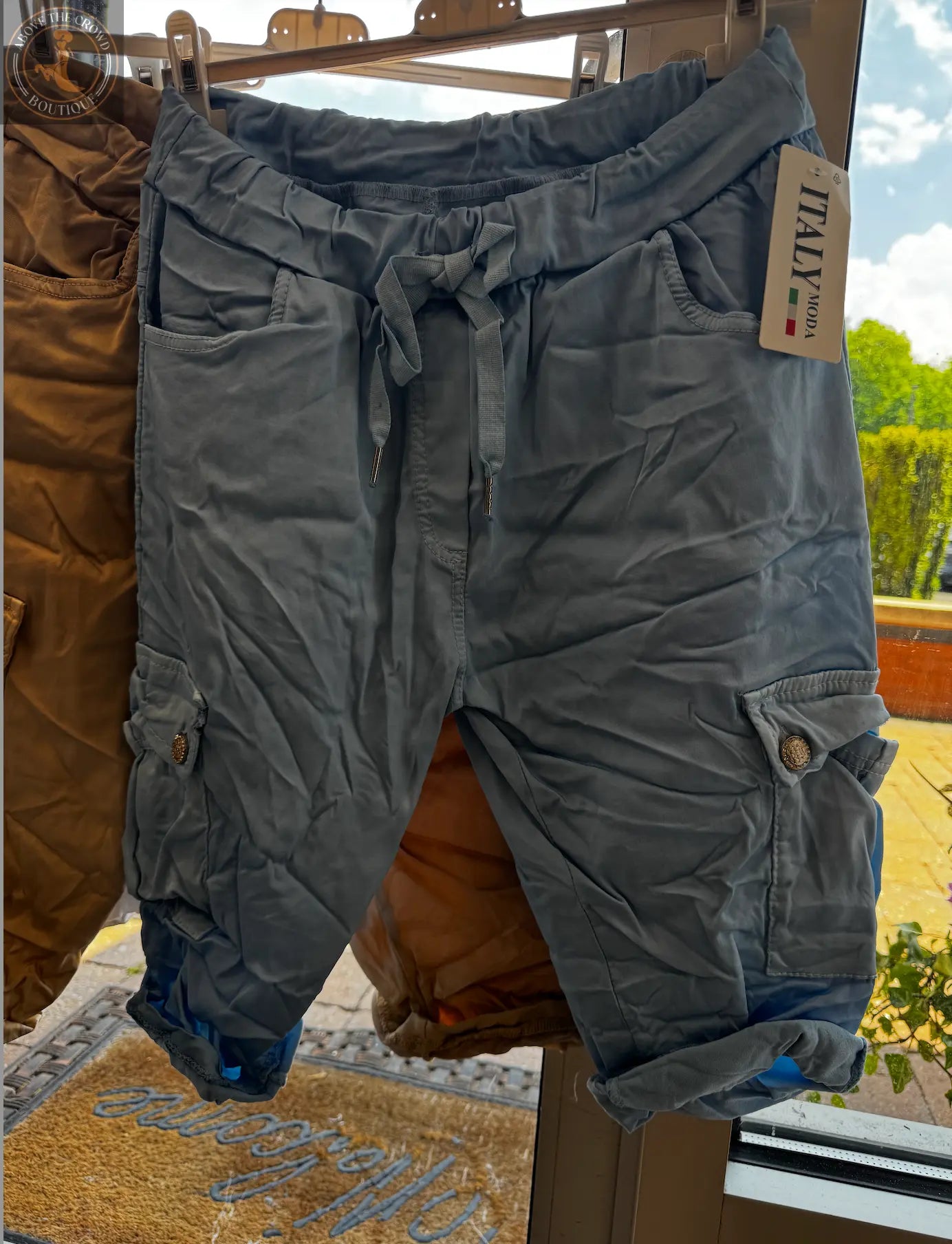 Lightweight Cargo Shorts - Effortless Style & Comfort | Above The Crowd Boutique Karma