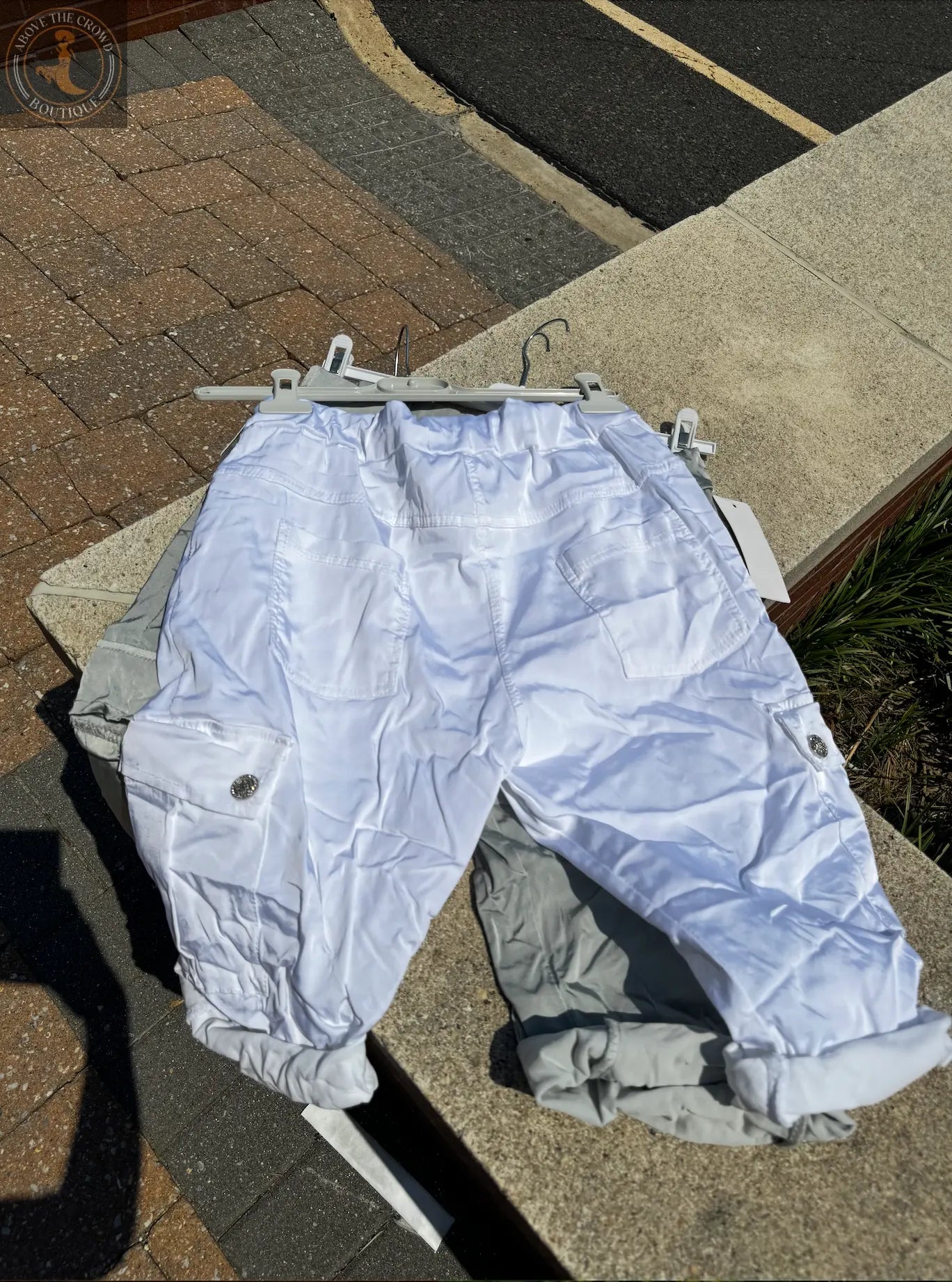 Lightweight Cargo Shorts - Effortless Style & Comfort | Above The Crowd Boutique Karma