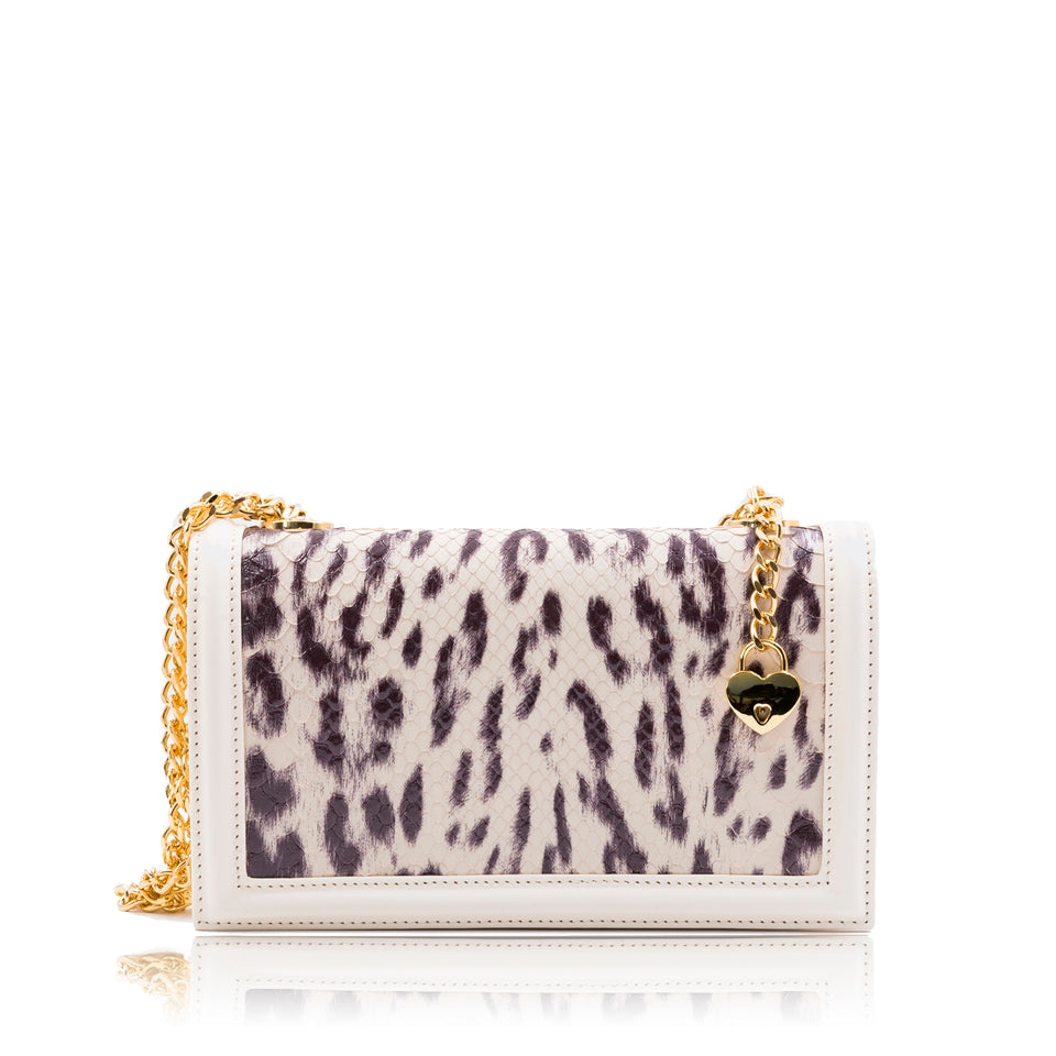 Lola&Lo Tania Animal Print Clutch - Exclusive Napa Leather Handbag, Crafted in Spain Lola@Lo